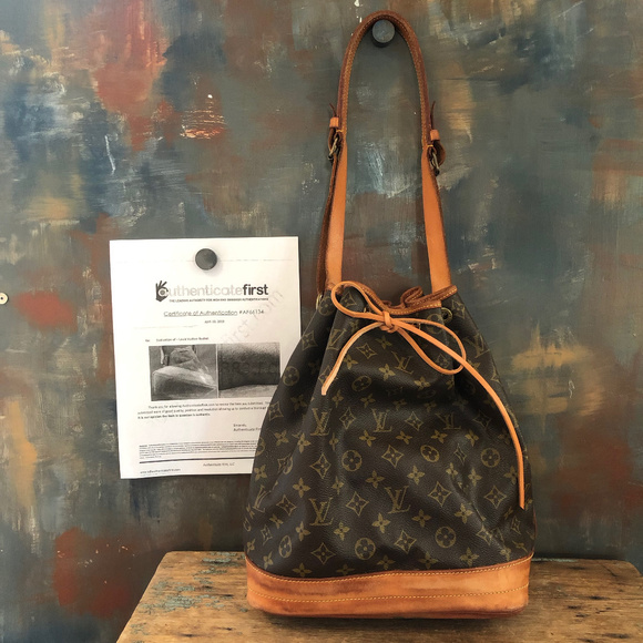 Auth Louis Vuitton Noe Monogram Bucket Bag COA - Picture 7 of 8